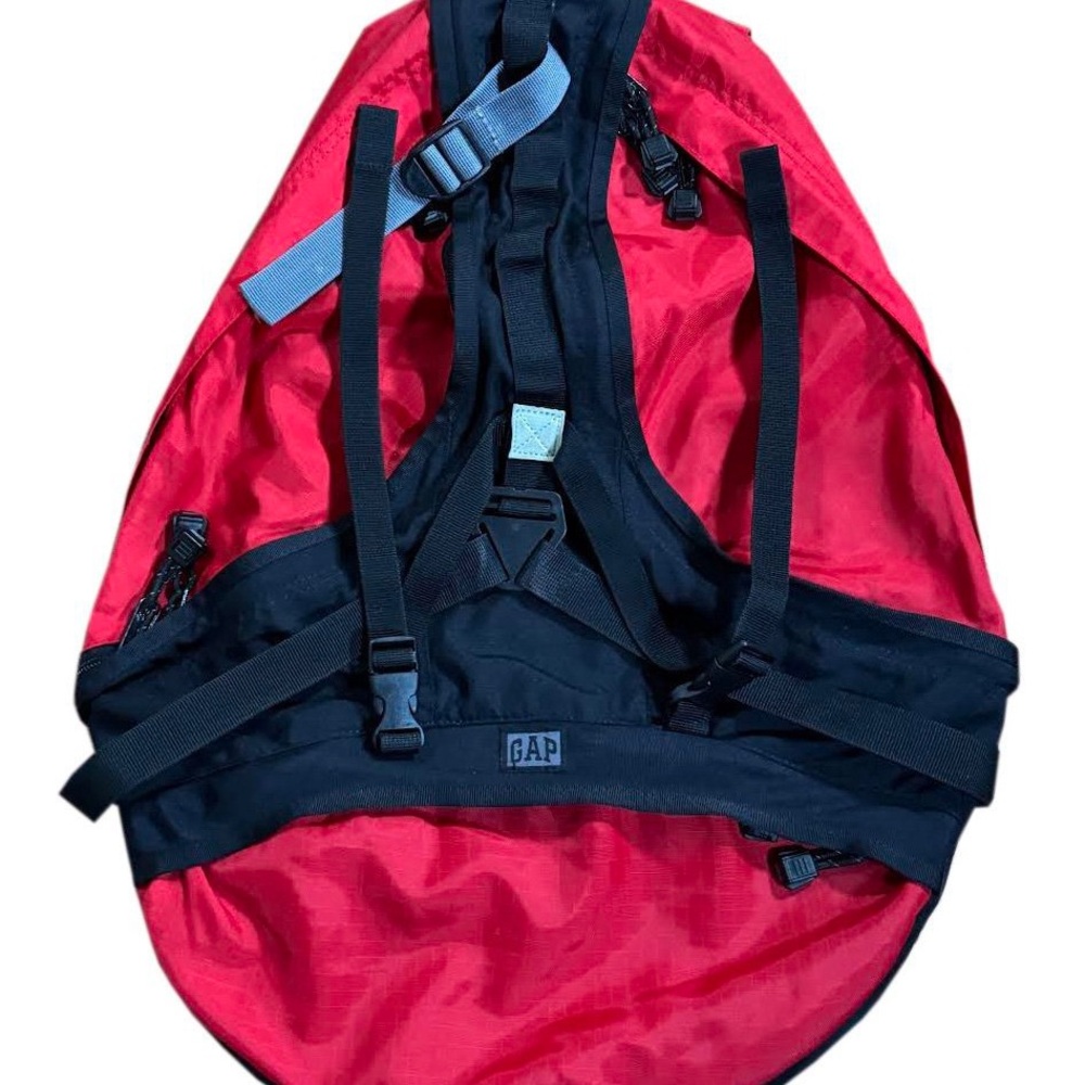 Vintage Gap Tech Red / Black Backpack